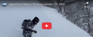 Japan Video Snow Report, January 15th, 2026
